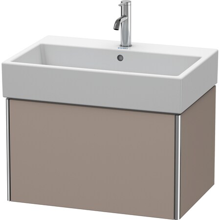 Duravit Xsquare Wall-Mounted Vanity Unit Basalt Matt XS409404343